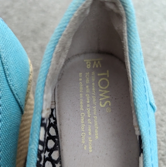 Toms Canvas Espadrille Wedge - Picture 10 of 10